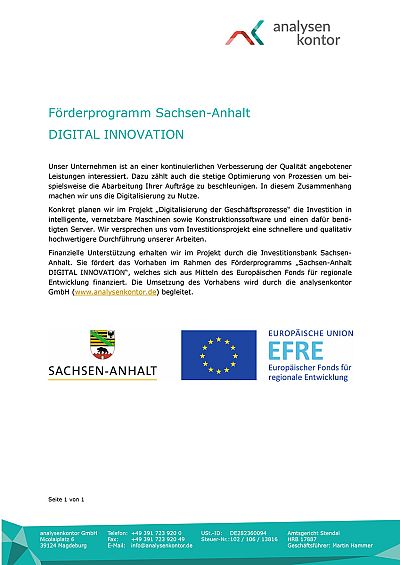 Förderprogramm Sachsen-Anhalt DIGITAL INNOVATION